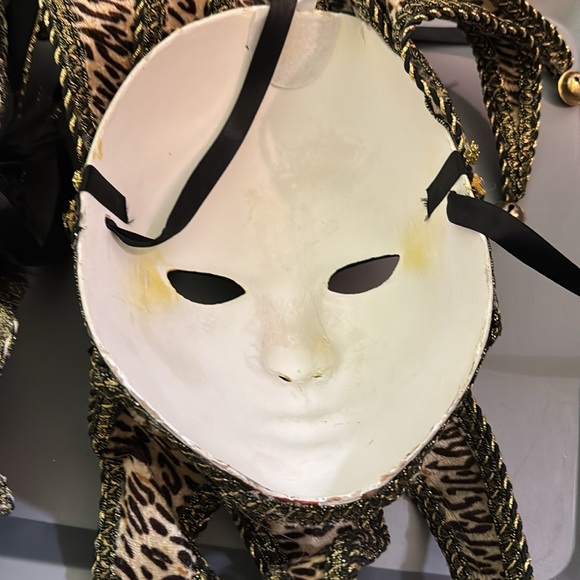 2 Vintage Elegant Venetian Masquerade Mask - Picture 15 of 15